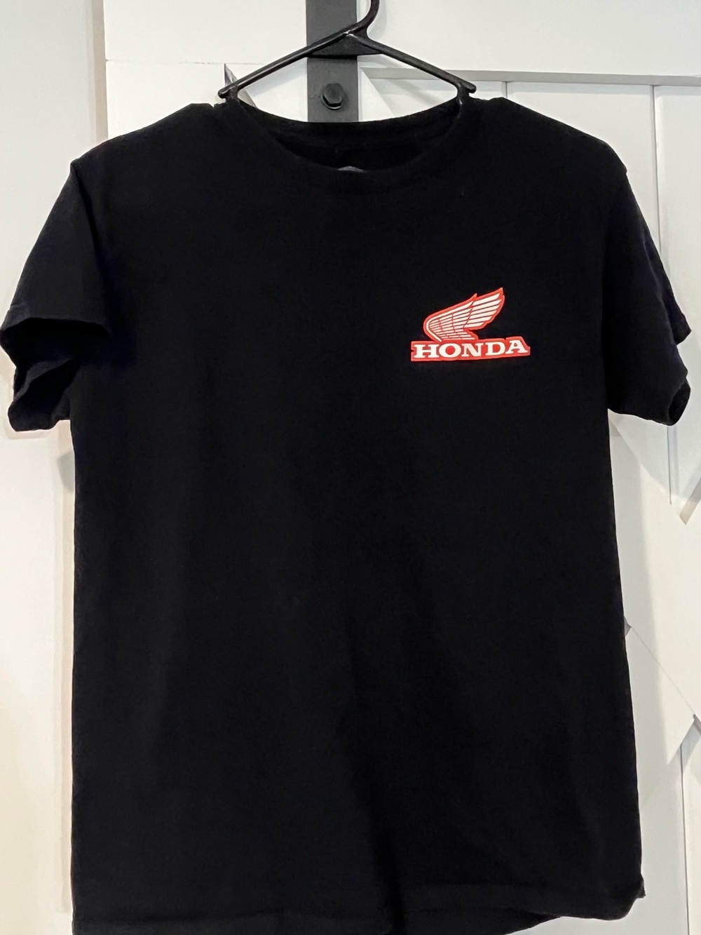 Honda Men's Black Short Sleeve Logo Tee